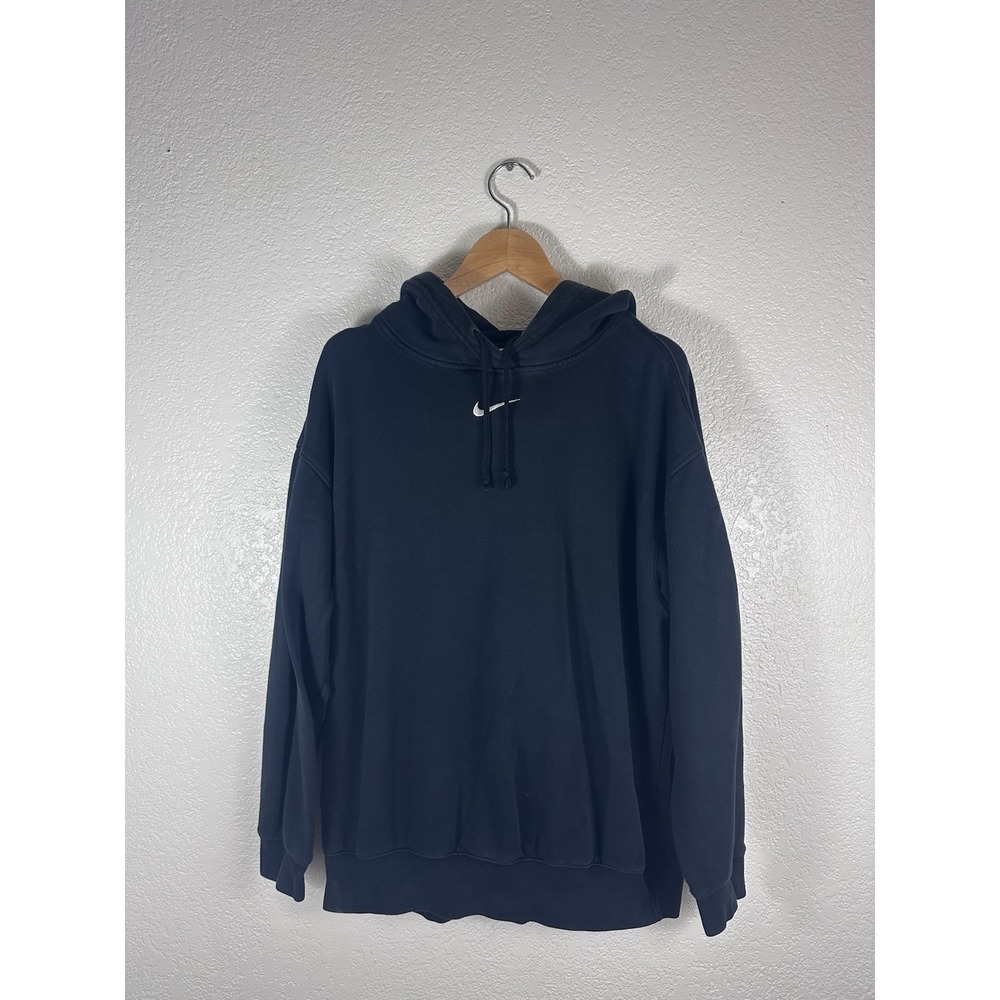 Nike Sportswear Essentials Women's Oversized Fleece Hoodie Black Size S